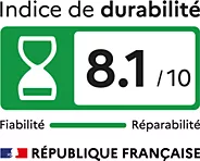 Indice de durabilité 8/10